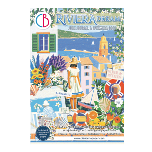Kniha papírů a kartiček na junk journaling - Riviera Dream (32 listů)