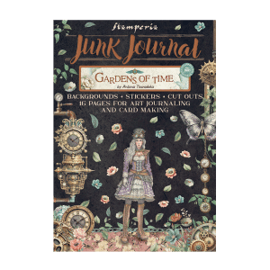Kniha na junk journaling - Gardens of Time