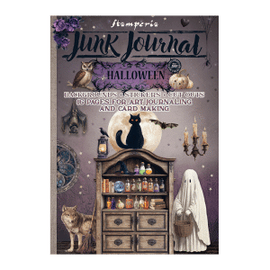 Kniha na junk journaling - Halloween