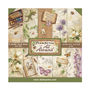 Sada 10ks oboustranných scrapbooking papírů - All Around
